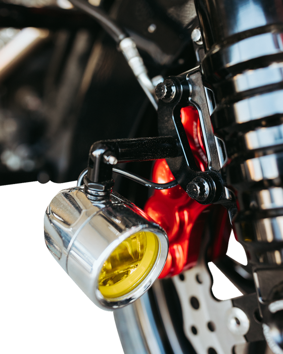 Fog Light - Chrome - Yellow Lens