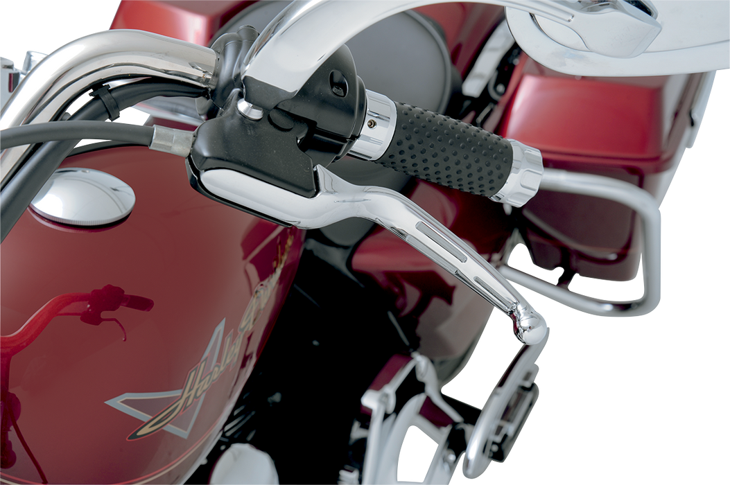 Slotted Wide Blade Lever Set - Chrome