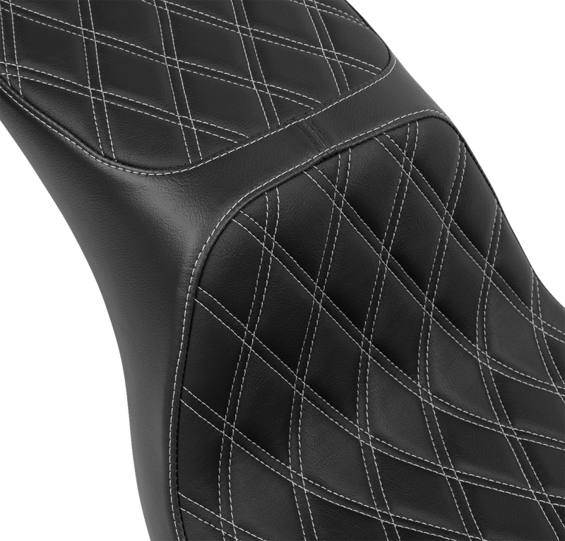 Predator 2-Up Seat - Vinyl - Double Diamond - Silver Stitching - FLSB/FXLRS '18-'24