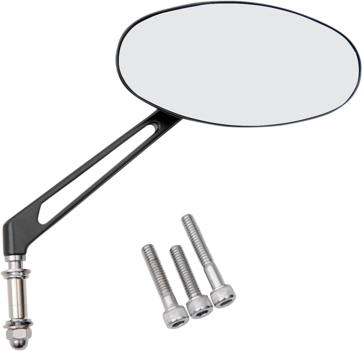 Mirror - Stealth II - Side View - Oval - Chrome