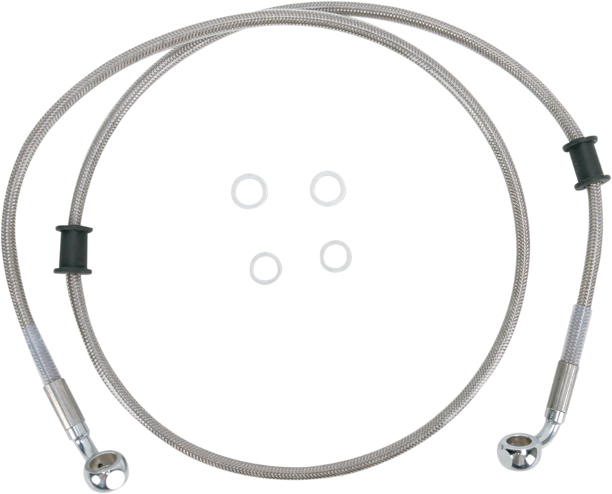 Brake Line - Front (Upper) - Stainless Steel