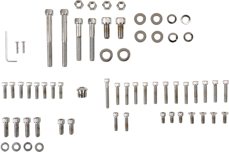 Motor Bolt Set - Knurled/Socket-Head - Big Twin
