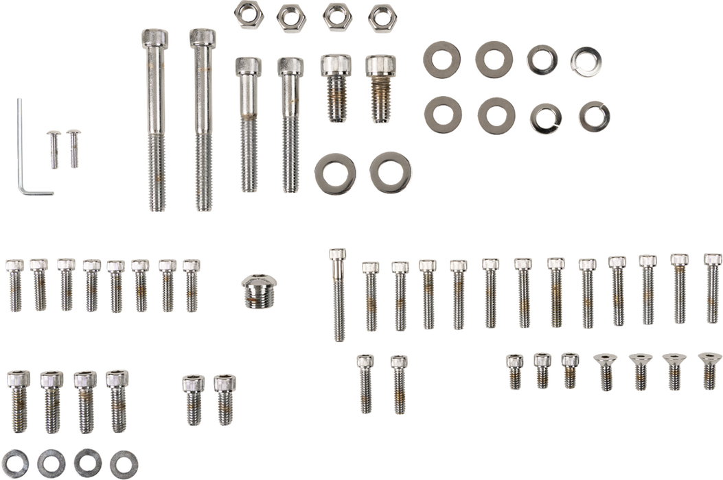Motor Bolt Set - Knurled/Socket-Head - Big Twin