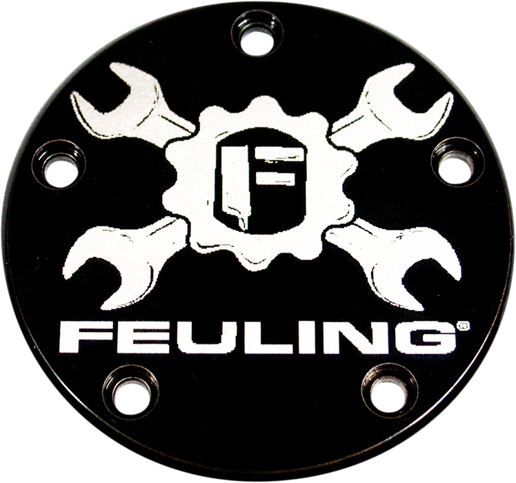 Point Cover - 5 Hole - Black - Twin Cam