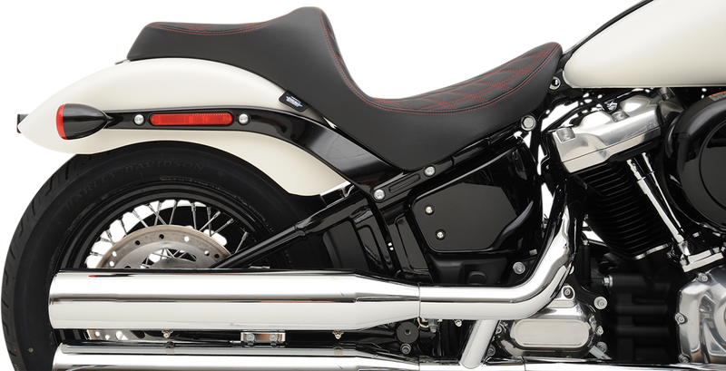 Predator III Seat - Double Diamond - Red Stitching - FL/FX '18-'22