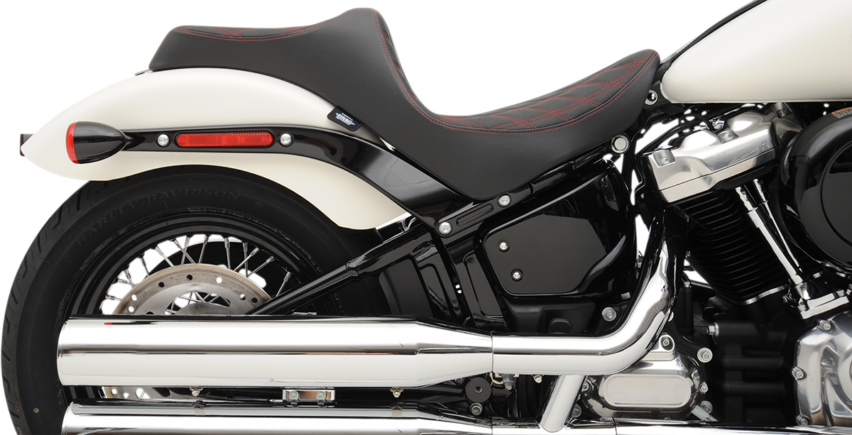 Predator III Seat - Double Diamond - Red Stitching - FL/FX '18-'22