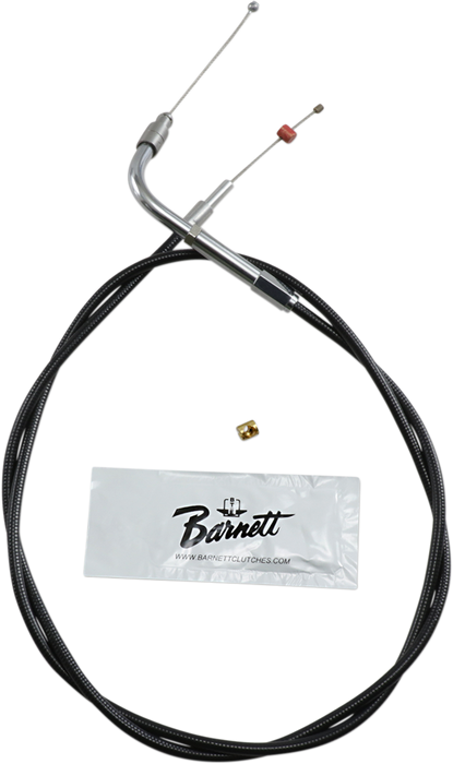 Black Vinyl Throttle Cable - +6" Size - 40" Length