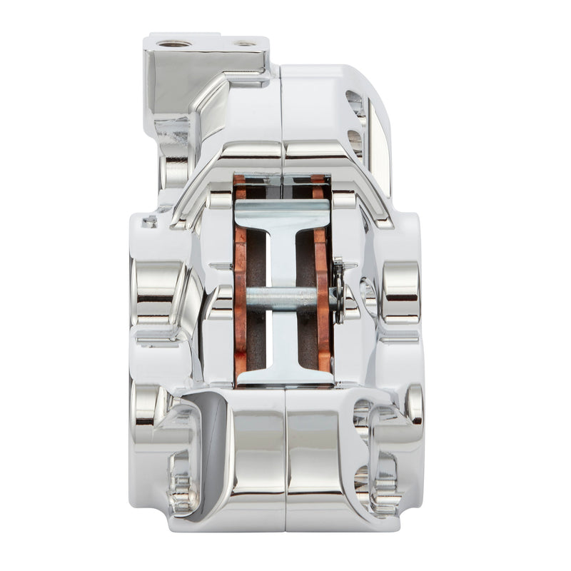 4-Piston Brake Calipers, 11.8" Chrome