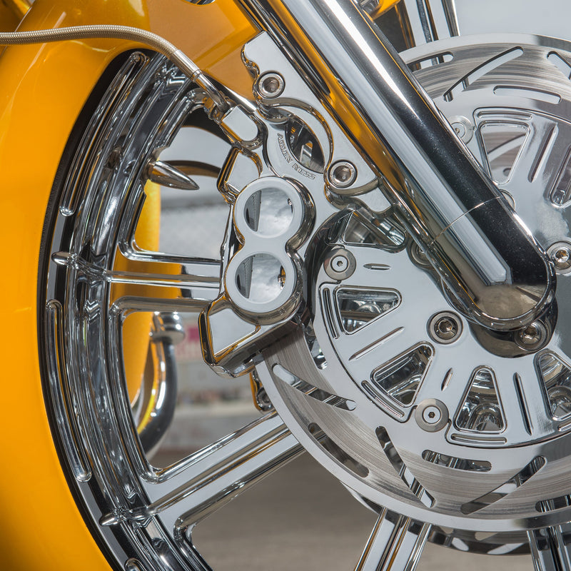 4-Piston Brake Calipers, 11.8" Chrome