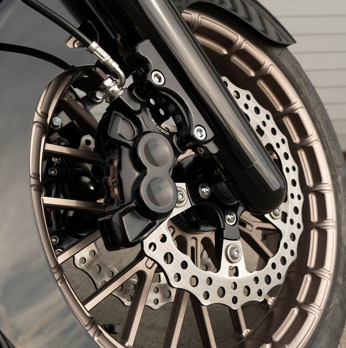 4-Piston Brake Calipers, 11.8" Black