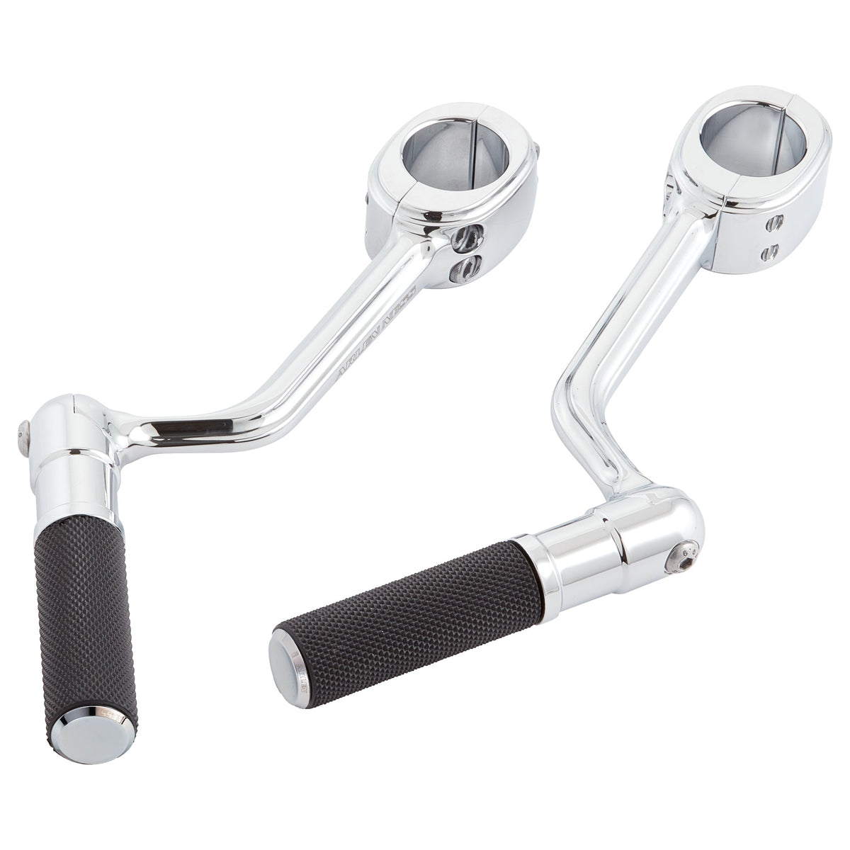 Forged Highway Pegs, Chrome — Ramjet Racing