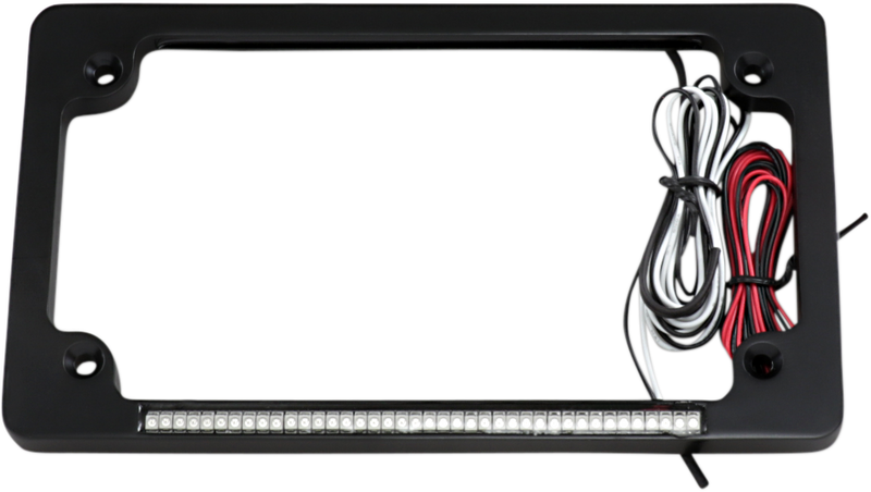 Dual License Plate Frame - Black
