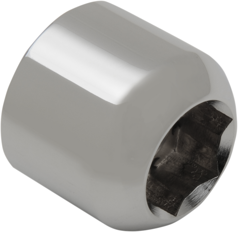 Axle Nut - Rear - Chrome - M24-1.5" Thread