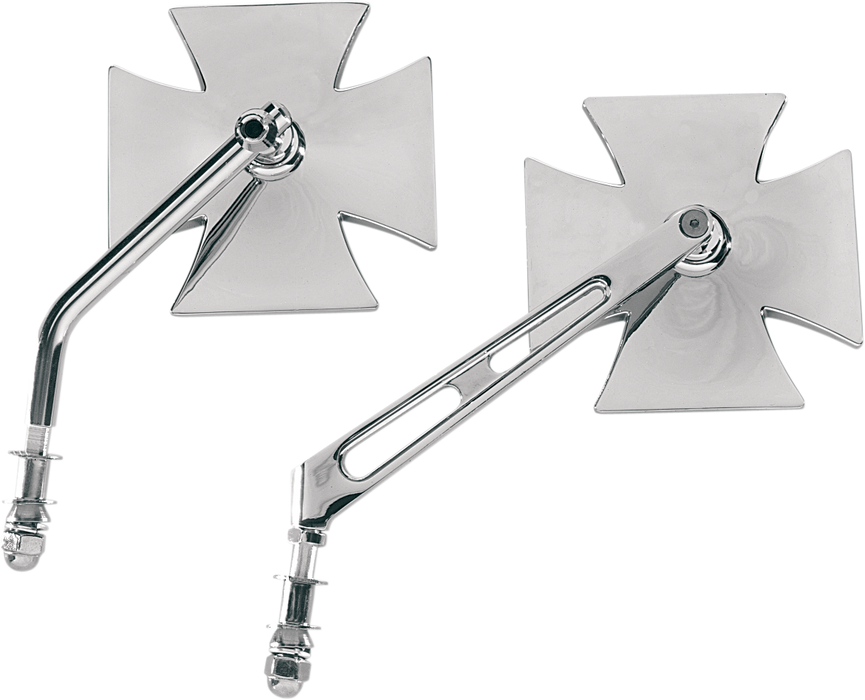 Mirror - Side View - Maltese - Chrome - Air-Glide Stem - Each