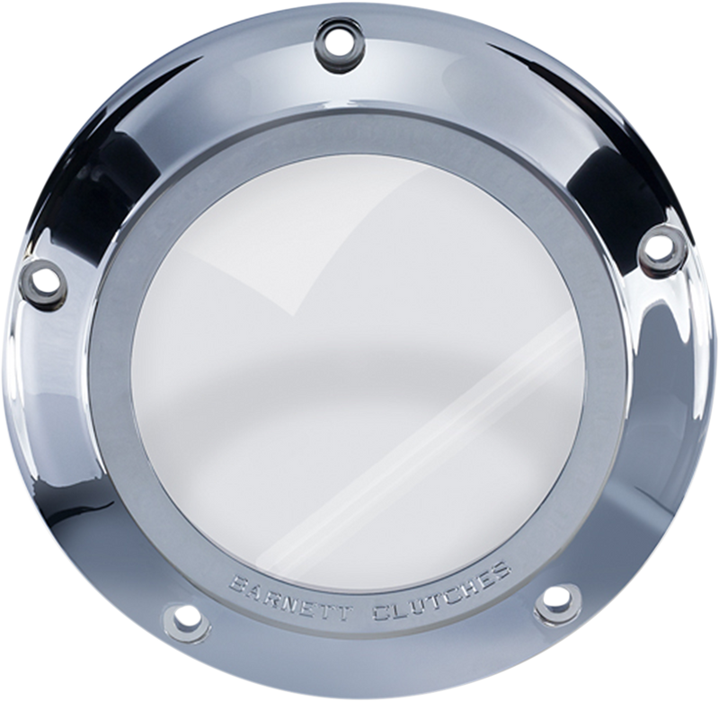 Derby Cover - Chrome/Clear - '07-'18 Big Twin