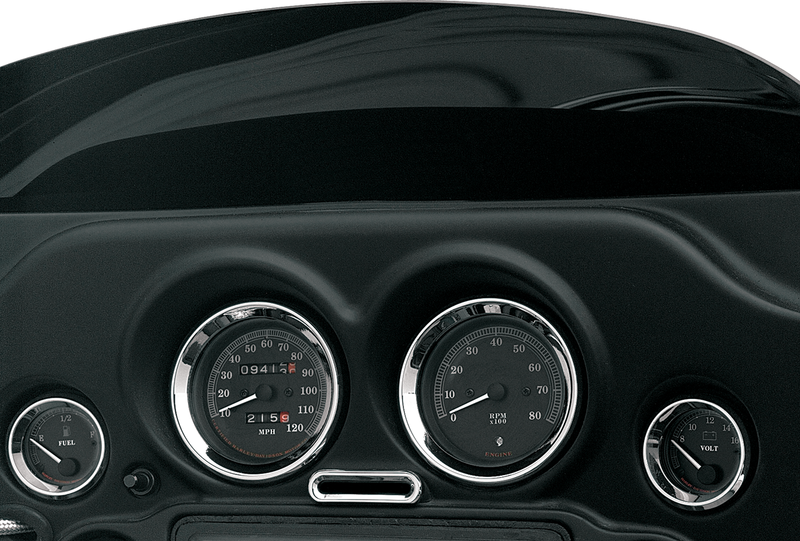 Billet Indicator Light Bezel - Chrome