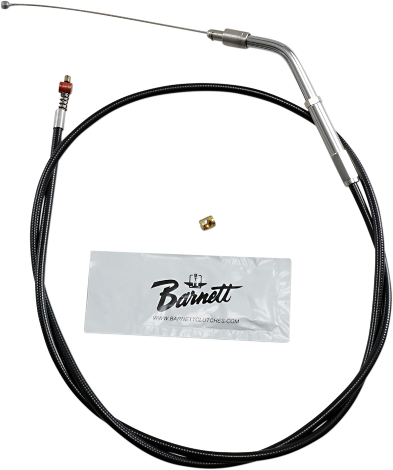 Black Vinyl Idle Cable - +6" Size - 38" Length