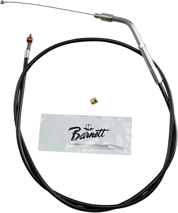 Black Vinyl Idle Cable - +6" Size - 38" Length