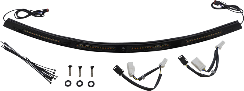 Windshield Trim - Sequential Turn Signals - Black