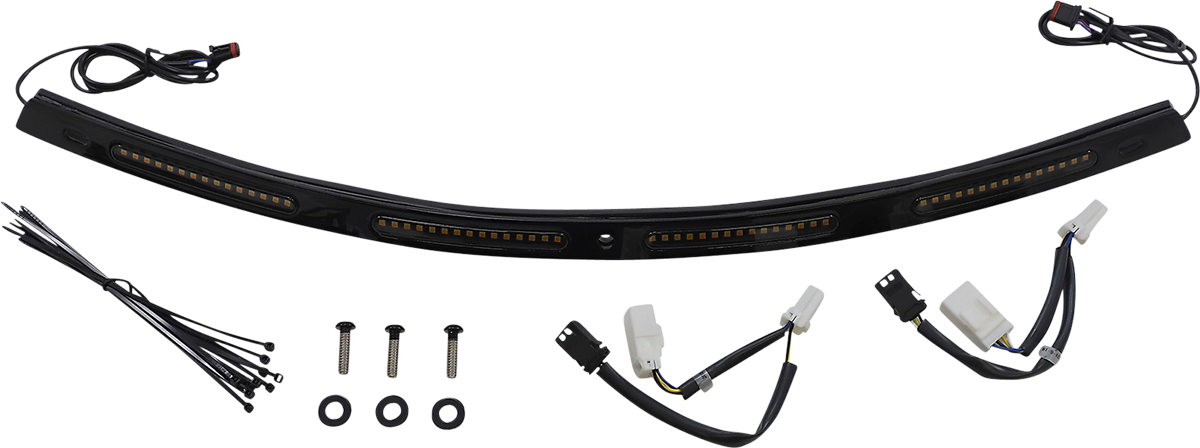 Windshield Trim - Sequential Turn Signals - Black