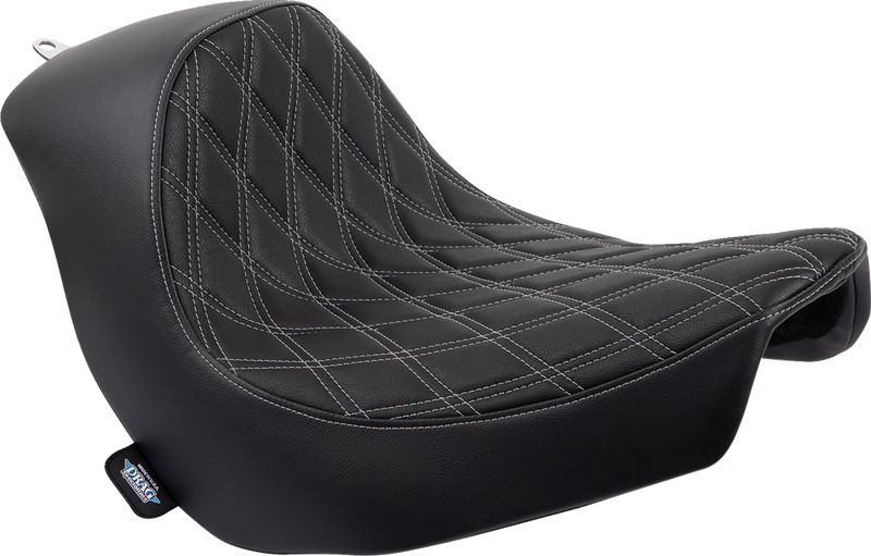 Solo Seat - Double Diamond - Silver Stitching - FL/FX '18-'23