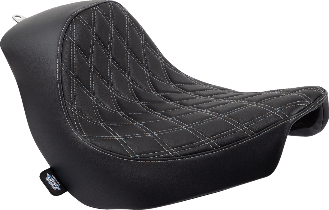 Solo Seat - Double Diamond - Silver Stitching - FL/FX '18-'23