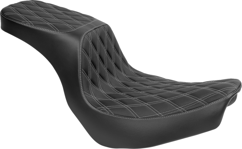Predator 2-Up Seat - Vinyl - Double Diamond - Silver Stitching - FLSB/FXLRS '18-'24