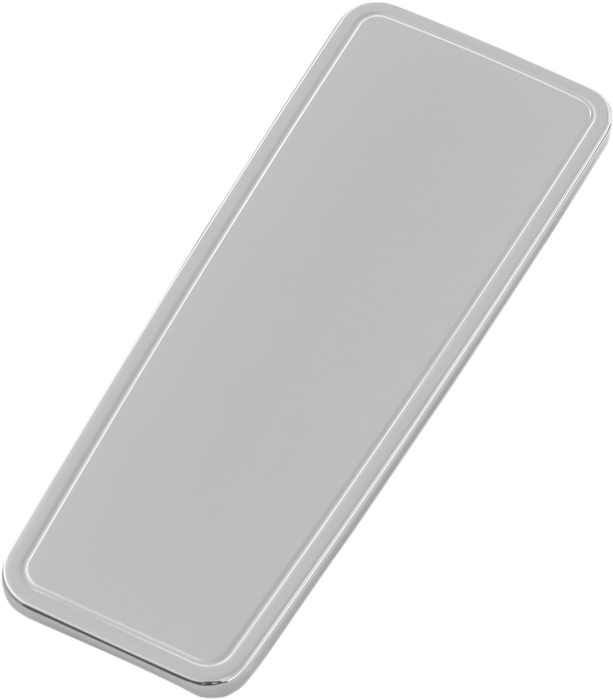 Dash Insert - Smooth - Chrome