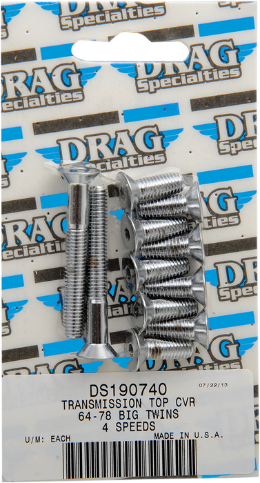 Bolt Set - Transmission Top Cover - Smooth/Socket-Head