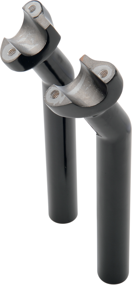 Forged Aluminum Handlebar Risers - Pullback - 8-1/2" - Black