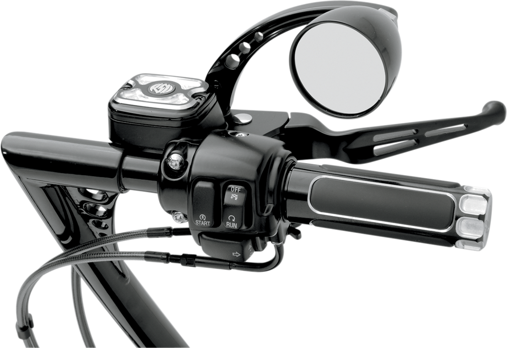 Slotted Wide Blade Lever Set - Black