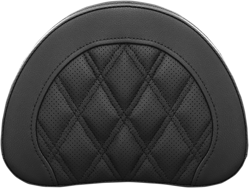 Sissy Bar Pad - Lattice Stitched - Black