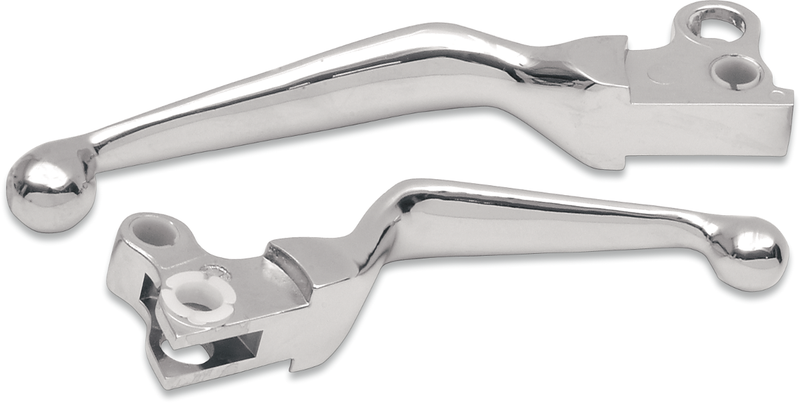 Wide Blade Lever Set - Chrome