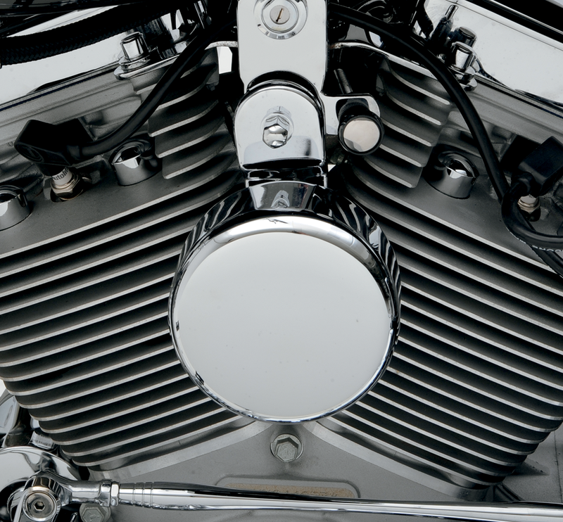 Round Horn Cover - Chrome