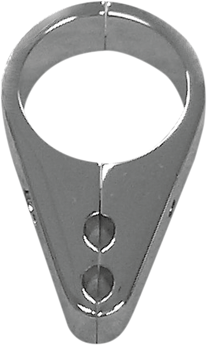 Cable Clamp - Dual Throttle/Idle - 1-1/2" - Chrome