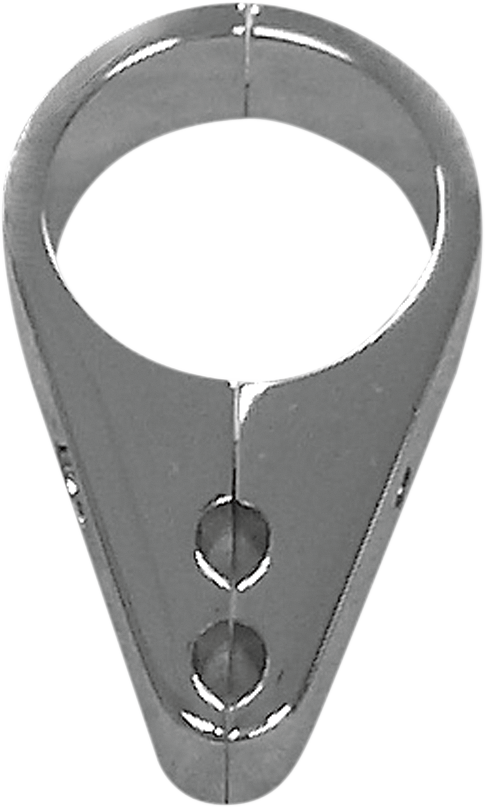 Cable Clamp - Dual Throttle/Idle - 1-1/4" - Chrome