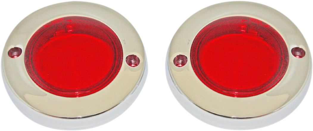 ProBEAM® Flat Bezel Turn Signal Adapters - Black/Smoke