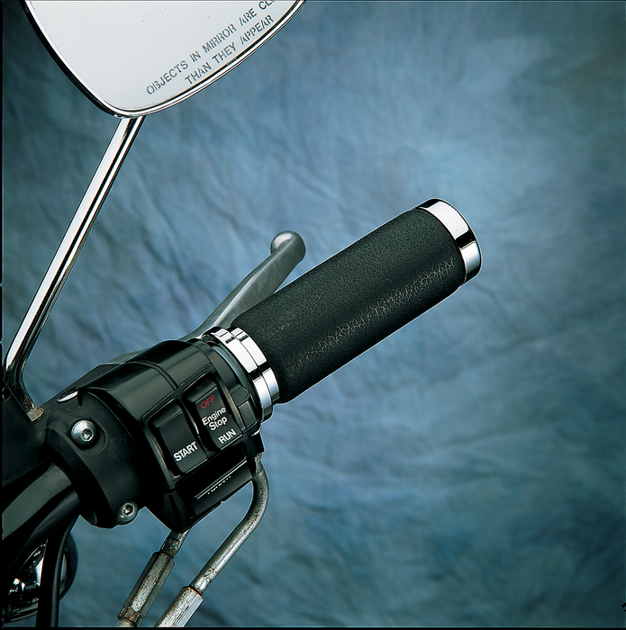 Textured Black Rubber Grips - TBW