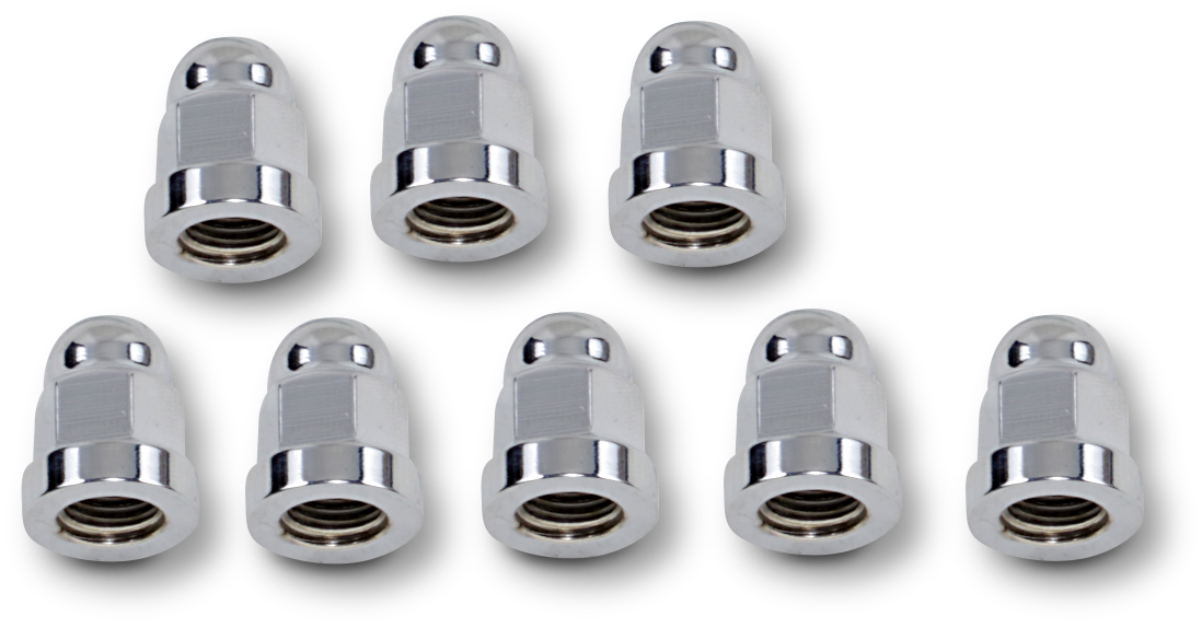 Acorn Nut Set - Cylinder Base — Ramjet Racing