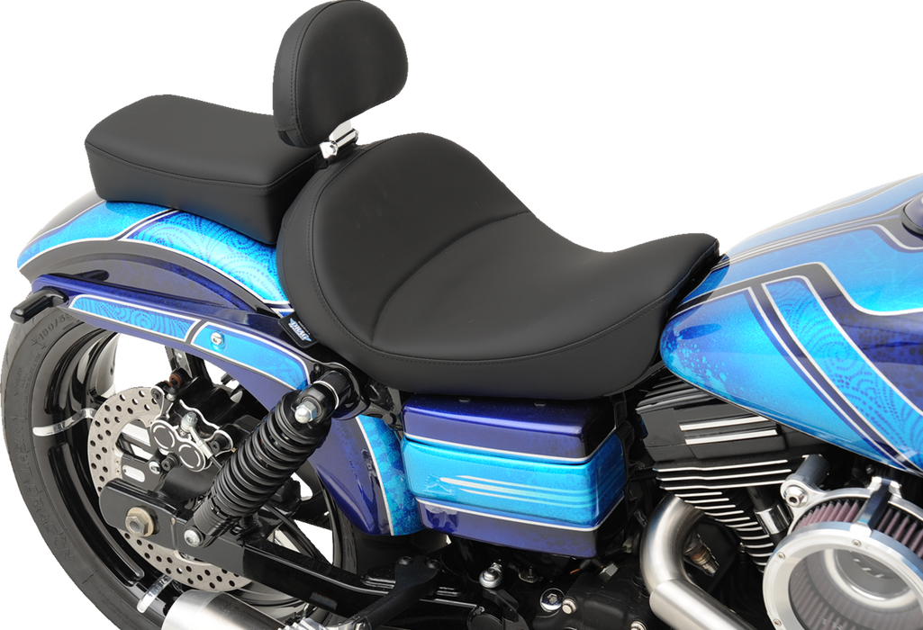 Solo Seat - Mild Stitched - Driver's Backrest - FXD/FLD '06-'17