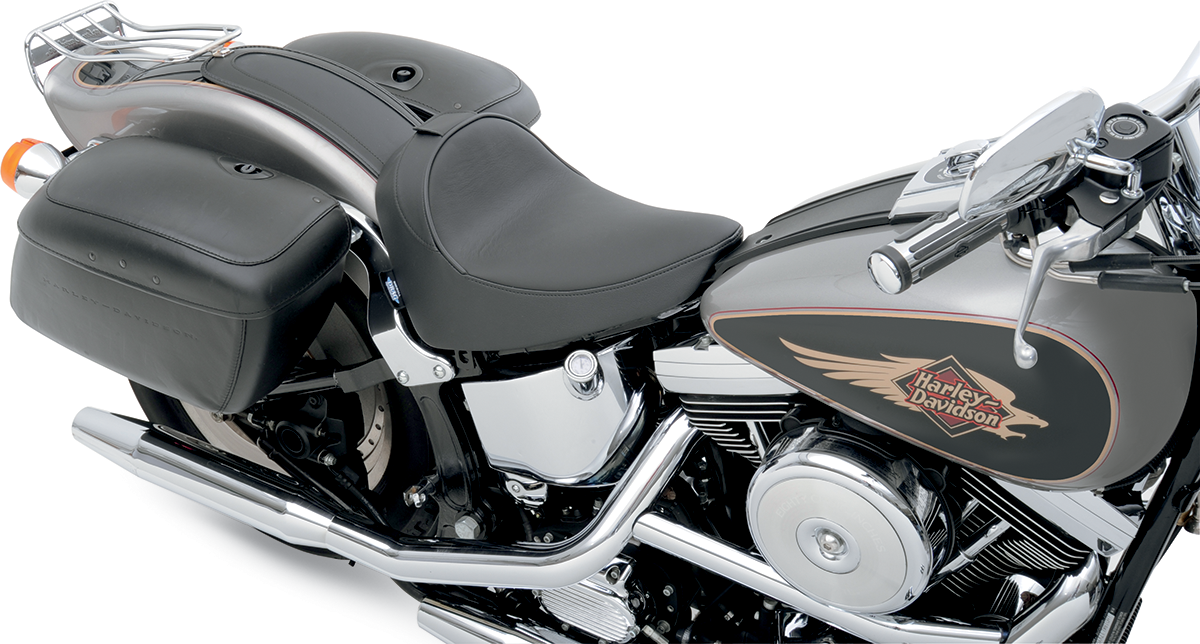 Solo Seat - Smooth - Driver Backrest - FXST/FLST '84-'99