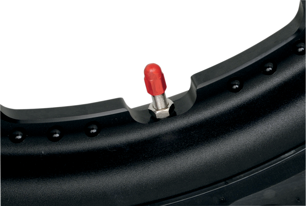 Valve Caps - Red Anodized