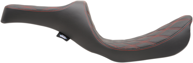 Predator III Seat - Double Diamond - Red Stitching - FXD/FLD '06-'17