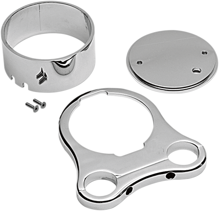 1.25" T-Bar Single Gauge Mount - Chrome - For '00-'22 OEM Style Gauges