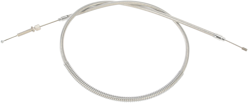 High-Efficiency Stainless Steel Clutch Cable for Harley-Davidson - Standard - '68-'85