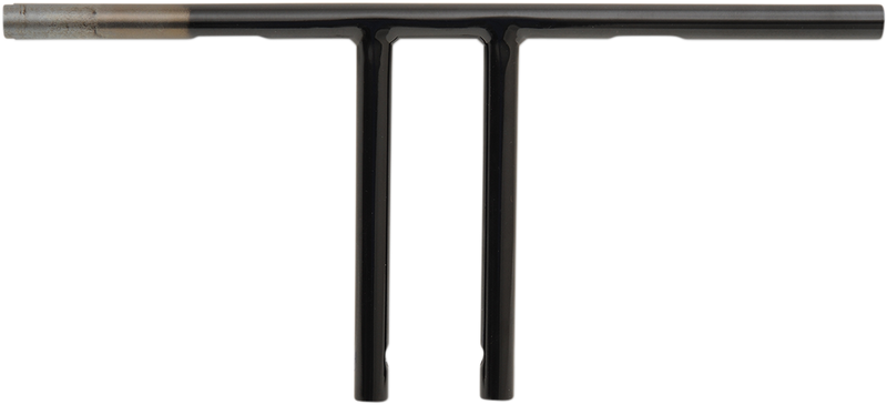 1" T-Bar - Dimpled - Straight - 10" - Black
