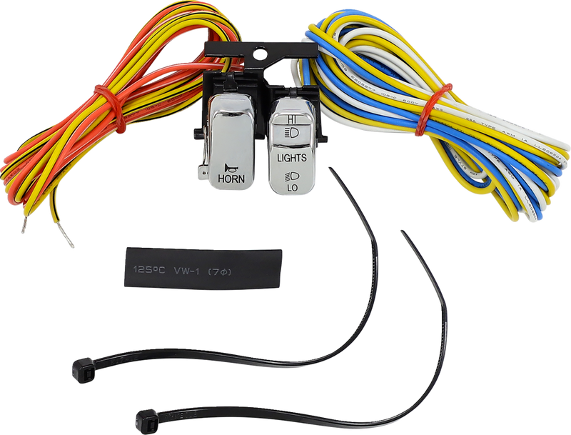 Handlebar Switch Kit - Dimmer/Horn - Chrome