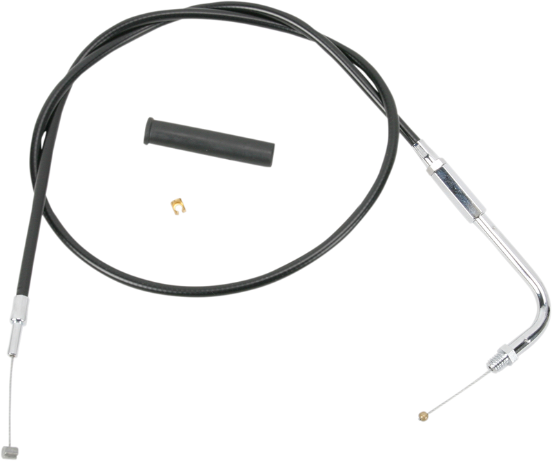 Black Vinyl Throttle Cable - 32-1/2"