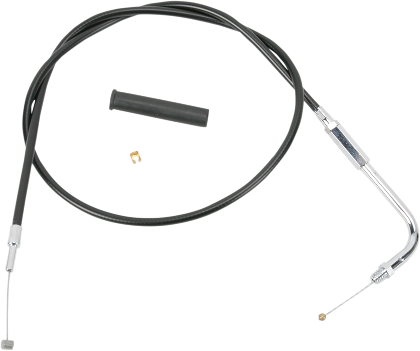 Black Vinyl Throttle Cable - 32-1/2"