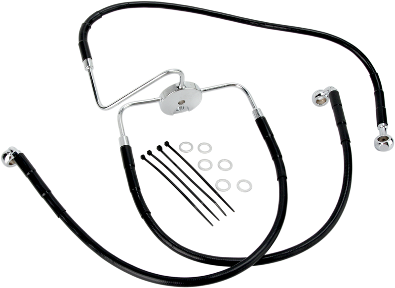 Brake Line - Front (Lower/Upper) - Black